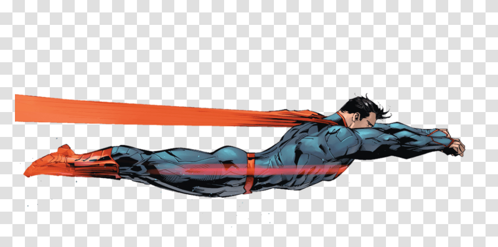 Superman Flying Image, Boat, Person, Animal, Sea Life Transparent Png