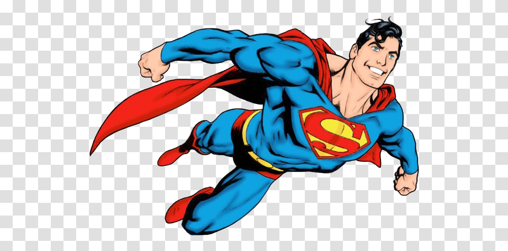 Superman Flying Pic Cartoon Flying Superman, Person, Human, Hand, Bird Transparent Png