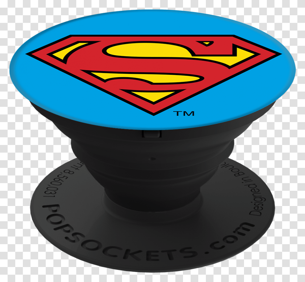 Superman Icon Superman Popsocket, Meal, Dish, Bowl, Transportation Transparent Png