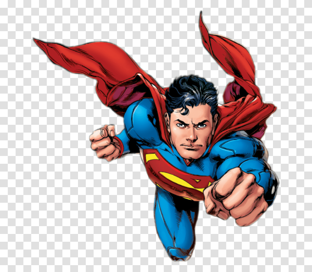 Superman Image Superman, Person, Human, Hand, Comics Transparent Png