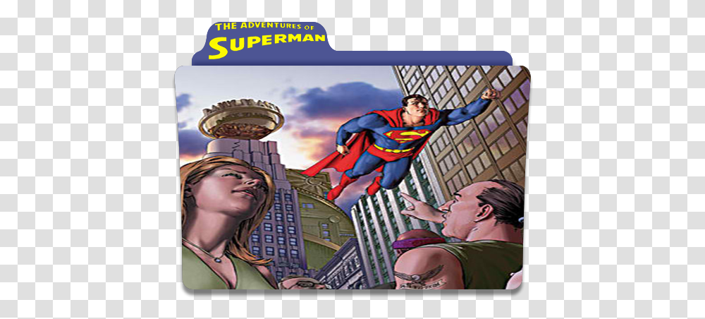 Superman Jace's Folder Icons Superman, Person, Book, Comics, Statue Transparent Png