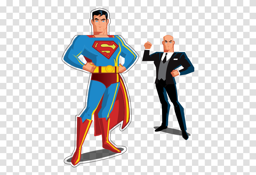 Superman Lex Luthor Mix Amp Match Cartoon, Performer, Person, People, Magician Transparent Png