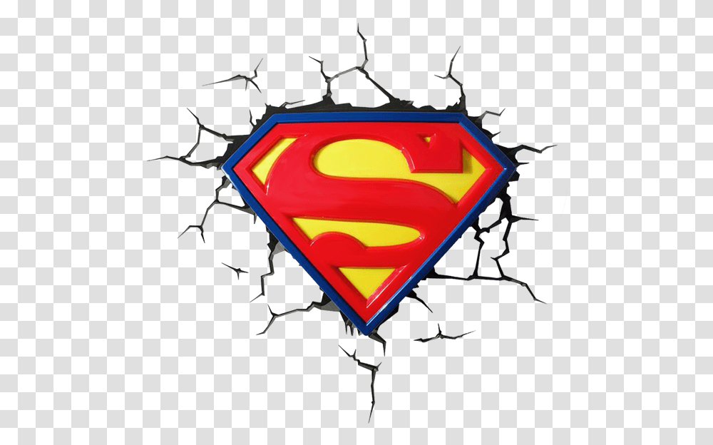Superman Logo 3d Light Zing Pop Culture Logo Superman, Symbol, Emblem, Sign, Rainforest Transparent Png