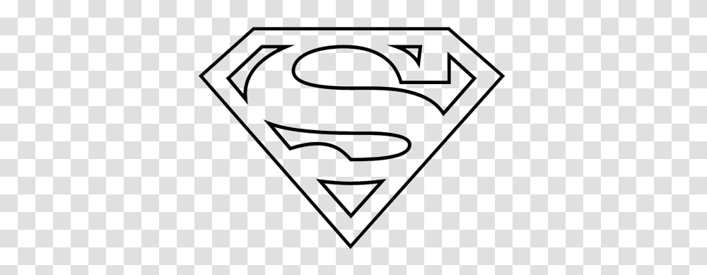 Superman Logo Clipart Black And White Superman Logo Black And White, Electronics, Hardware, Clothing, Apparel Transparent Png