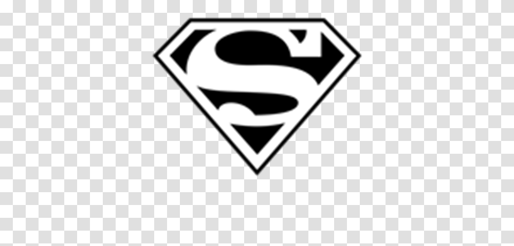 Superman Logo Clipart Black And White Superman Logo Black And White, Symbol, Mailbox, Letterbox, Trademark Transparent Png