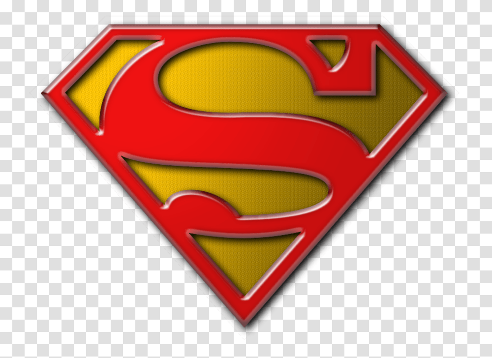 Superman Logo Clipart Superman Logo, Symbol, Trademark, Emblem, Badge Transparent Png