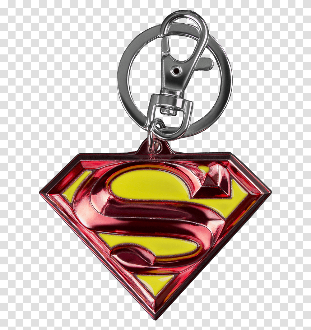 Superman Logo Keychain Seperman Logo, Symbol, Trademark, Trophy Transparent Png