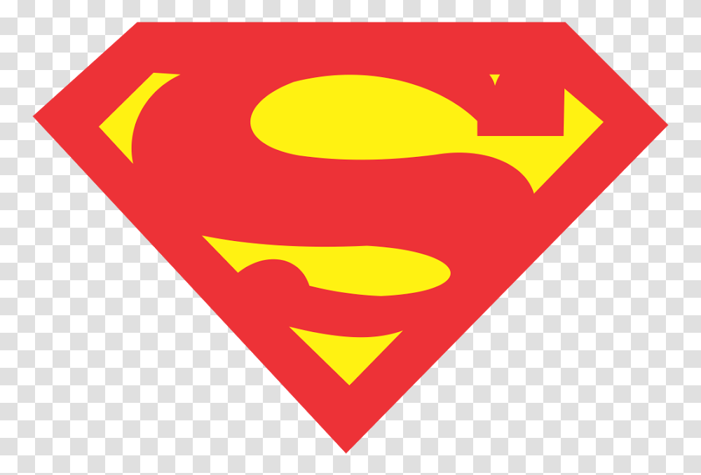 Superman Logo, Label, Sticker Transparent Png