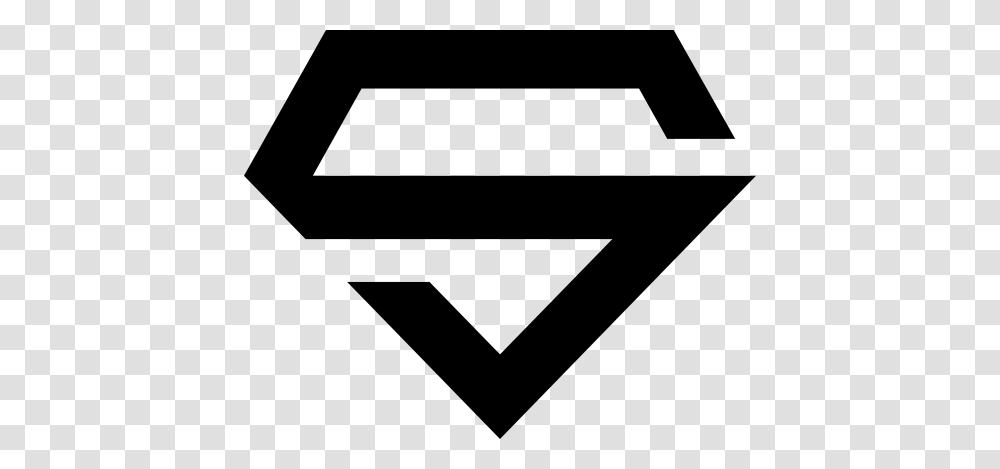 Superman Logo Logo Media Icon With And Vector Format, Gray, World Of Warcraft Transparent Png