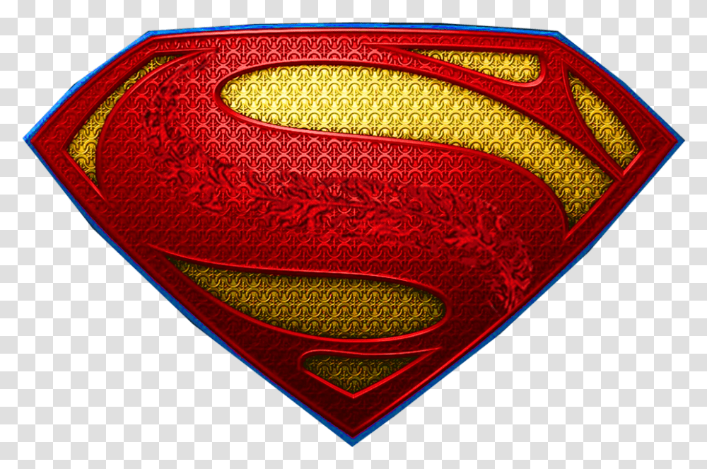 Superman Logo Man Of Steel Download Superman Logo Batman V Superman, Rug, Trademark, Light Transparent Png
