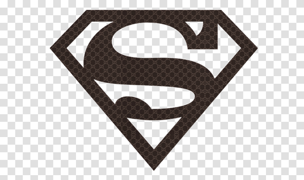 Superman Logo Sticker Gif Superman Logo Black And White, Symbol, Rug, Emblem, Weapon Transparent Png