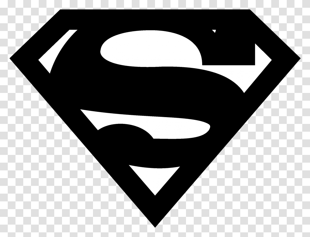 Superman Logo Svg Superman Logo Silhouette, Symbol, Cross, Label, Text Transparent Png