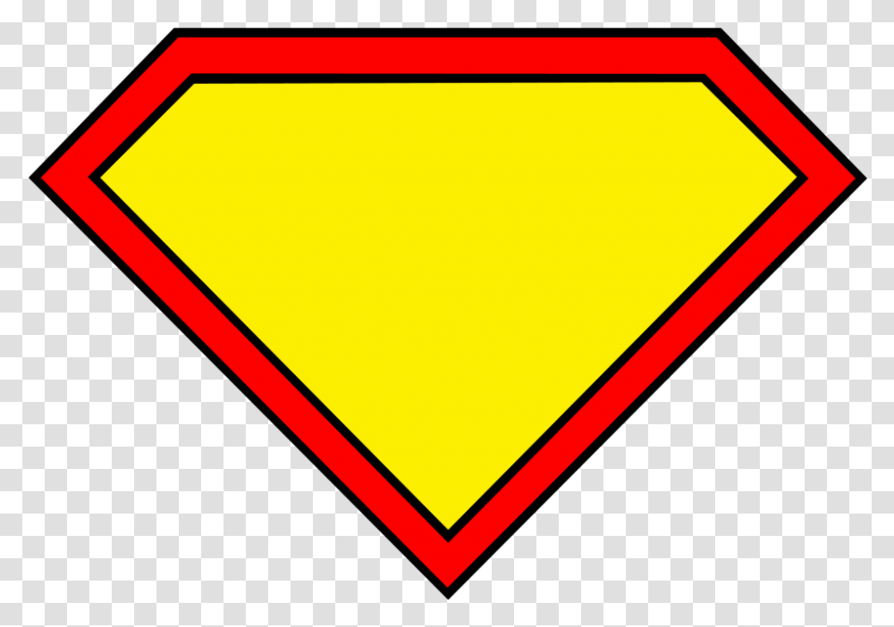 Superman Logo, Road Sign, Rug, Triangle Transparent Png