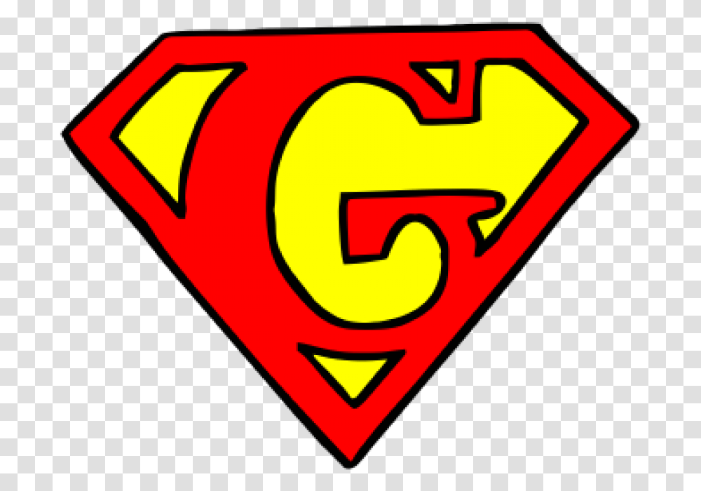 Superman Logo With Letter G Superman Logo, Number, Trademark Transparent Png
