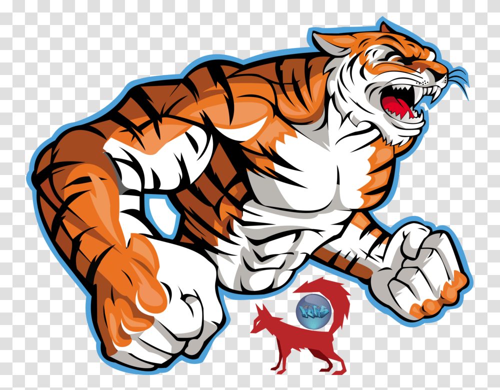 Superman Logo With Tiger Tiger Logo, Wildlife, Mammal, Animal, Hand Transparent Png
