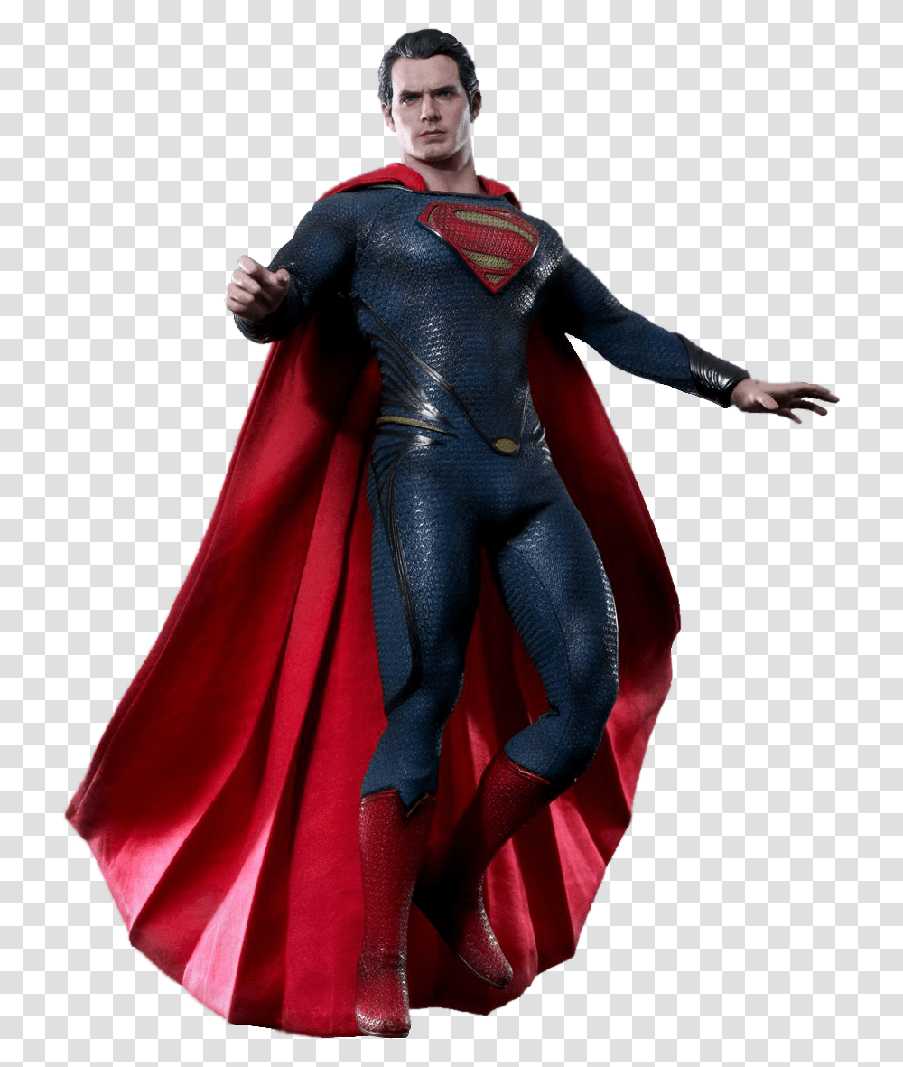 Superman Man Of Steel Henry Cavill Superman, Costume, Cape, Sleeve Transparent Png
