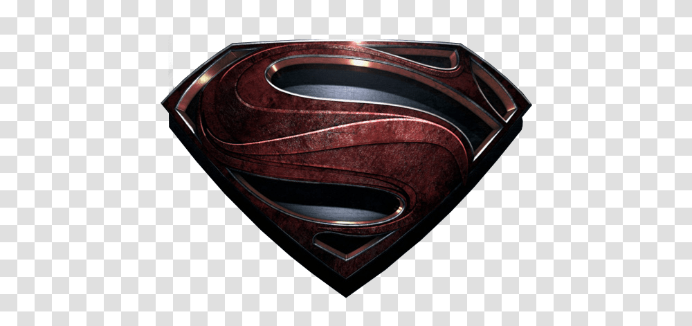 Superman Man Of Steel Logo Man Of Steel Logo, Clothing, Leisure Activities, Helmet, Guitar Transparent Png