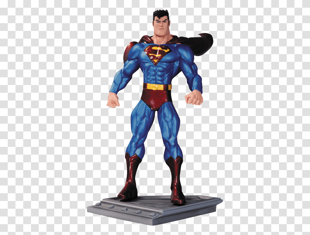Superman Man Of Steel Statue By Ed Mcguinness, Figurine, Person, Human, Costume Transparent Png