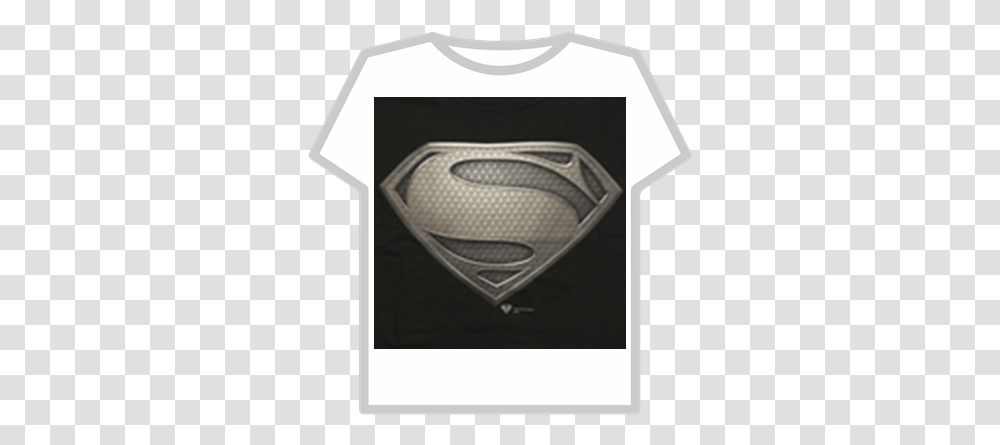 Superman Manofsteellogoblacktshirt7 Roblox Roblox T Shirt Hack, Clothing, Apparel, Sleeve, T-Shirt Transparent Png
