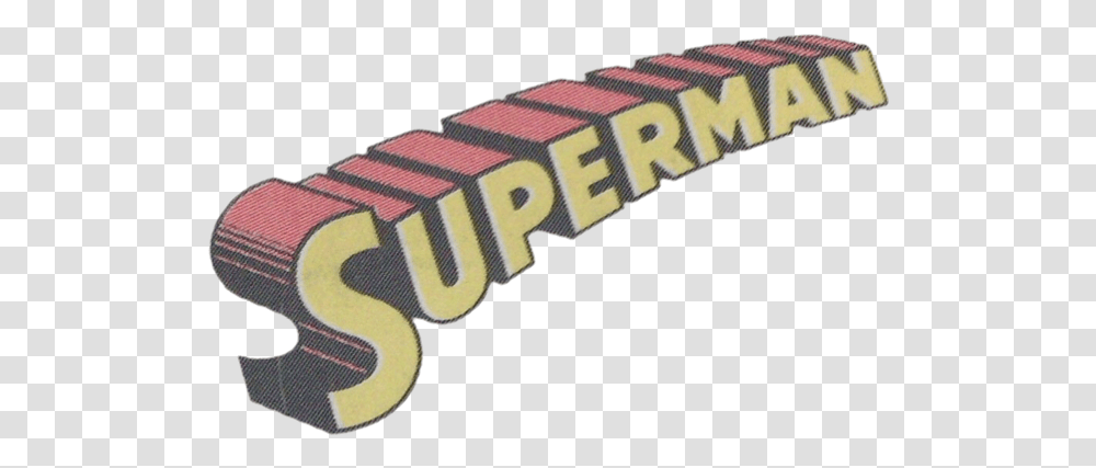 Superman Marvel Red Yellow Text Alphabet Logo Interesti Superman, Leisure Activities, Guitar, Musical Instrument, Brick Transparent Png