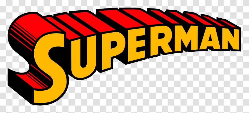 Superman Name Logo, Number, Word Transparent Png