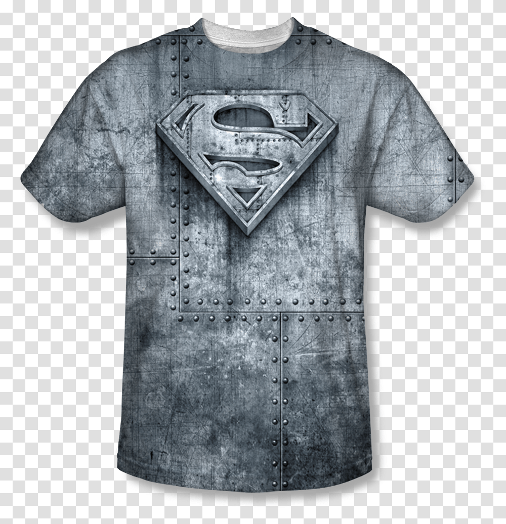 Superman New 52 T Shirt, Apparel, T-Shirt, Statue Transparent Png
