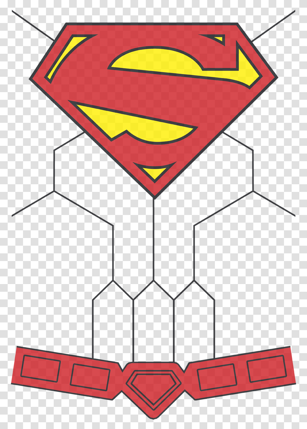 Superman New 52 Torso Men's Regular Fit T Shirt Superman New 52 Logo, Symbol, Trademark Transparent Png