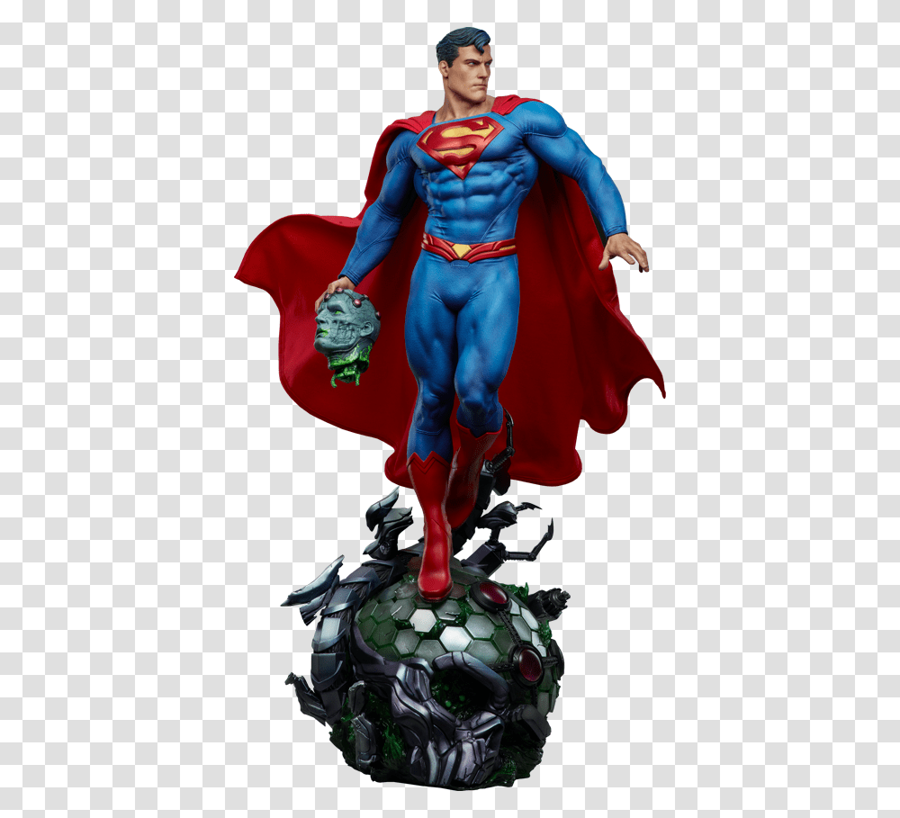 Superman Premium Format Brainiac, Apparel, Person, Human Transparent Png