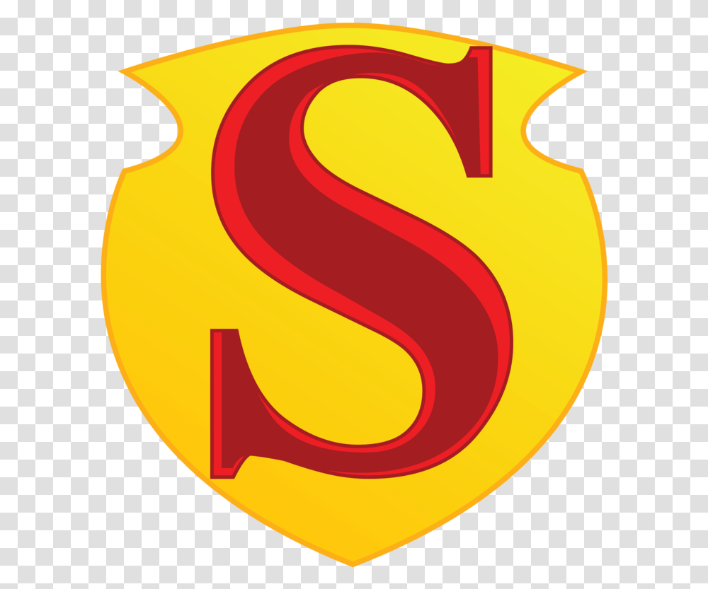 Superman's First Logo By Superman Logo S, Trademark, Badge, Emblem Transparent Png