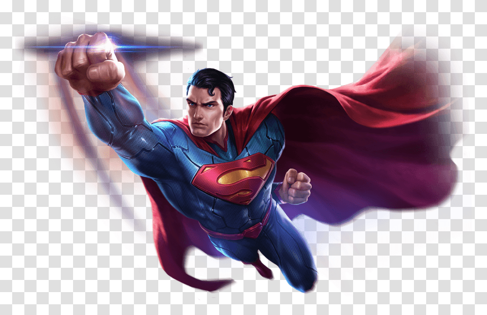 Superman Superman Aov, Hand, Person Transparent Png