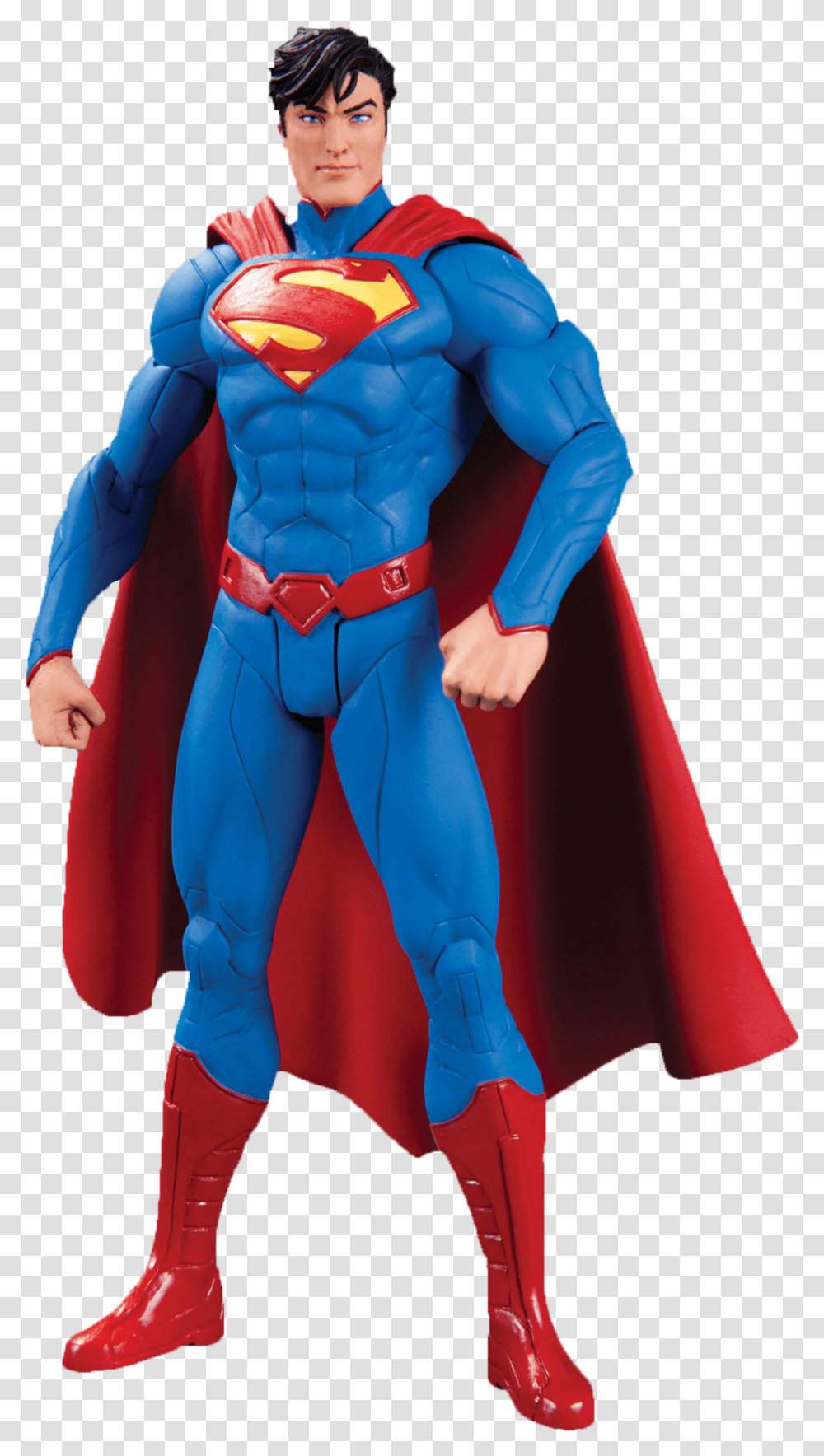 Superman Superman New 52 Action Figure, Clothing, Apparel, Long Sleeve, Cape Transparent Png