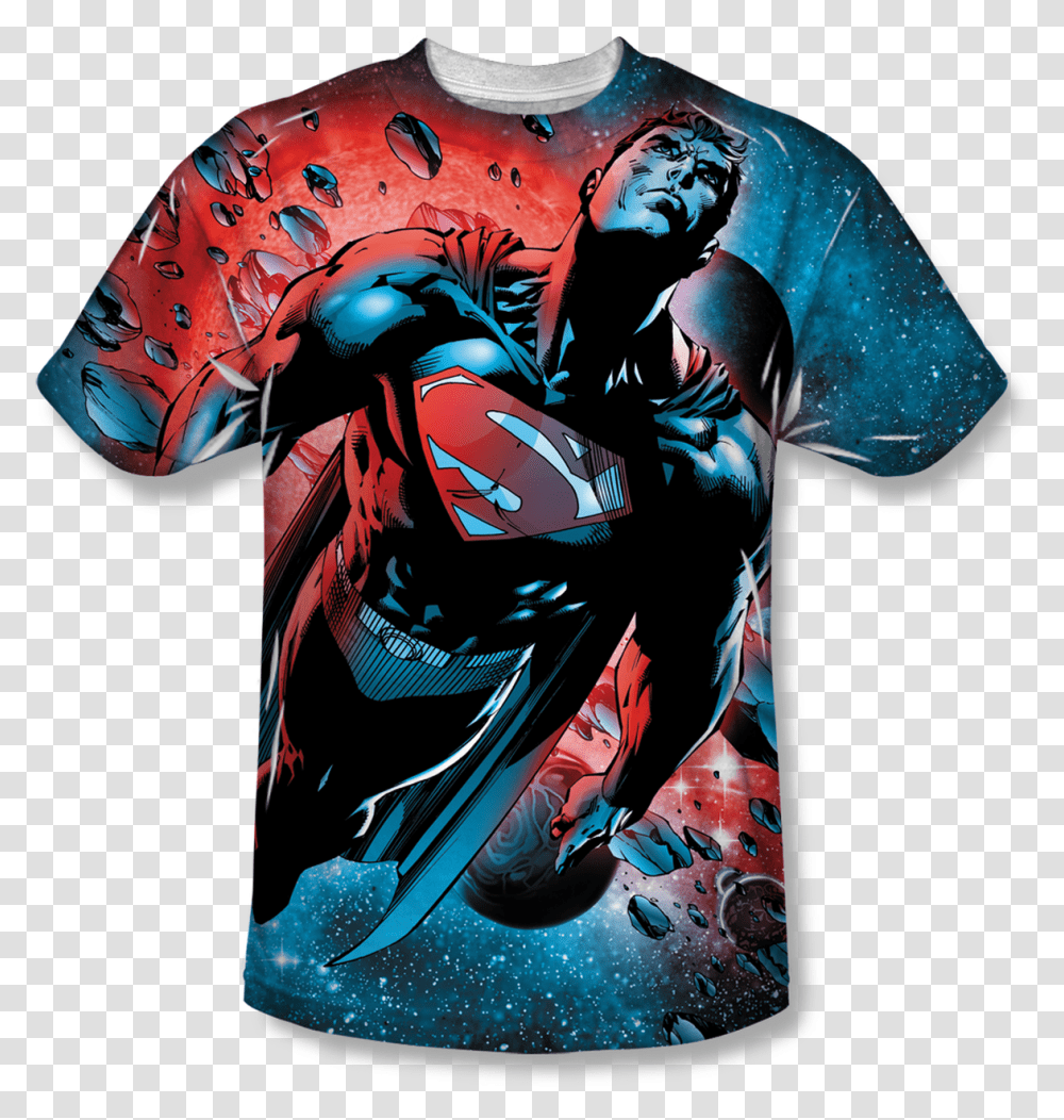 Superman Supermanlight Of The Sun Sublimation T Shirts Usa, Apparel, Person, Human Transparent Png