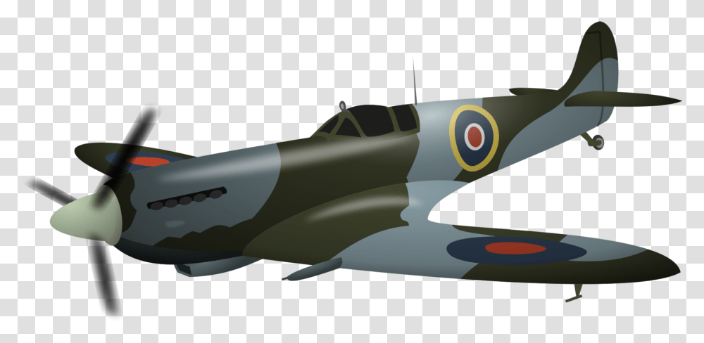 Supermarine Spitfire Airplane Messerschmitt Bf Fighter, Aircraft, Vehicle, Transportation, Warplane Transparent Png