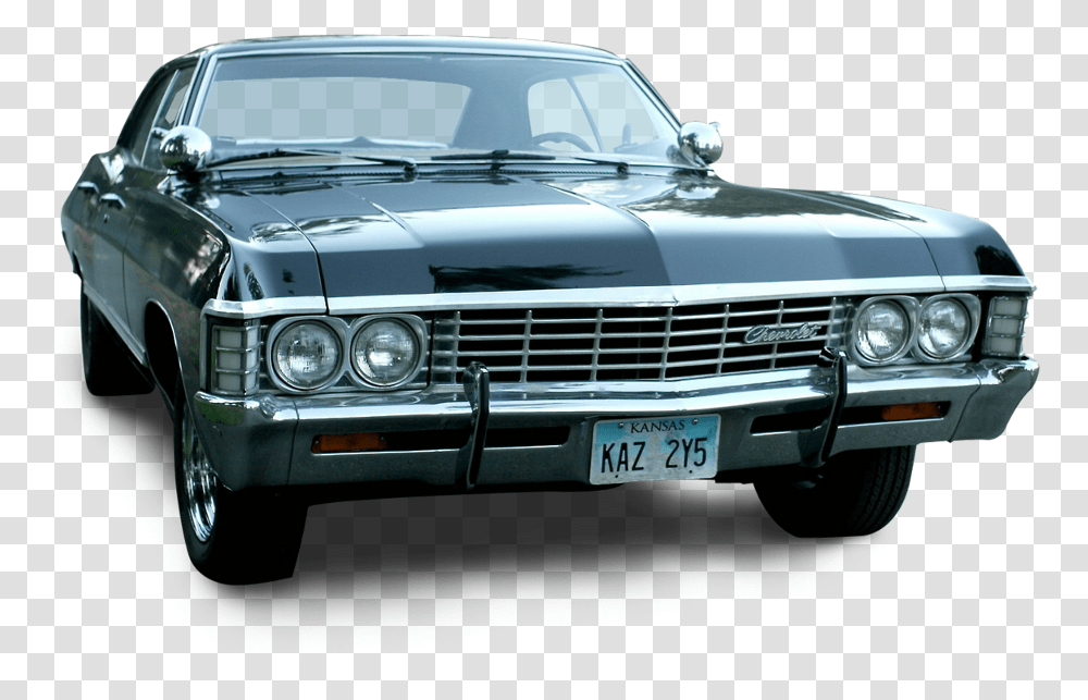 Supernatural Impala, Car, Vehicle, Transportation, Automobile Transparent Png