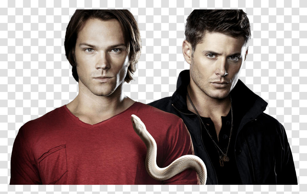 Supernatural Jensen Ackles Download Dean Winchester Sam Winchester, Person, Human, Animal, Cobra Transparent Png