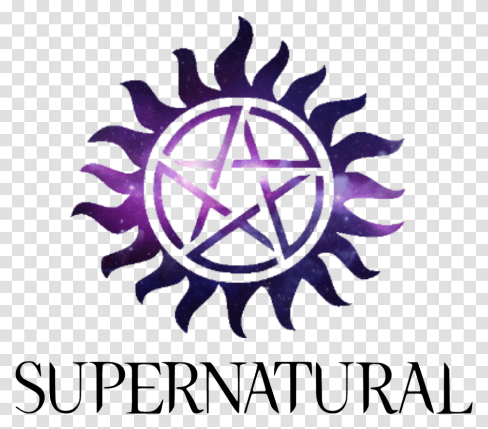 Supernatural Sobrenatural Terror Horror Logo Logotipo Anti Possession Symbol, Star Symbol, Gear, Machine, Gray Transparent Png