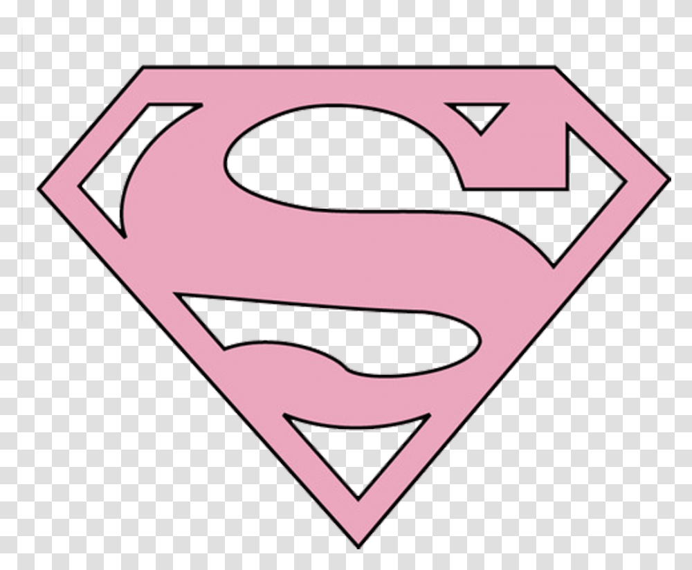 Superpink Supergirl Superman Tumblrpng Tumblr Pink Superwoman Logo, Label, Text, Symbol, Trademark Transparent Png
