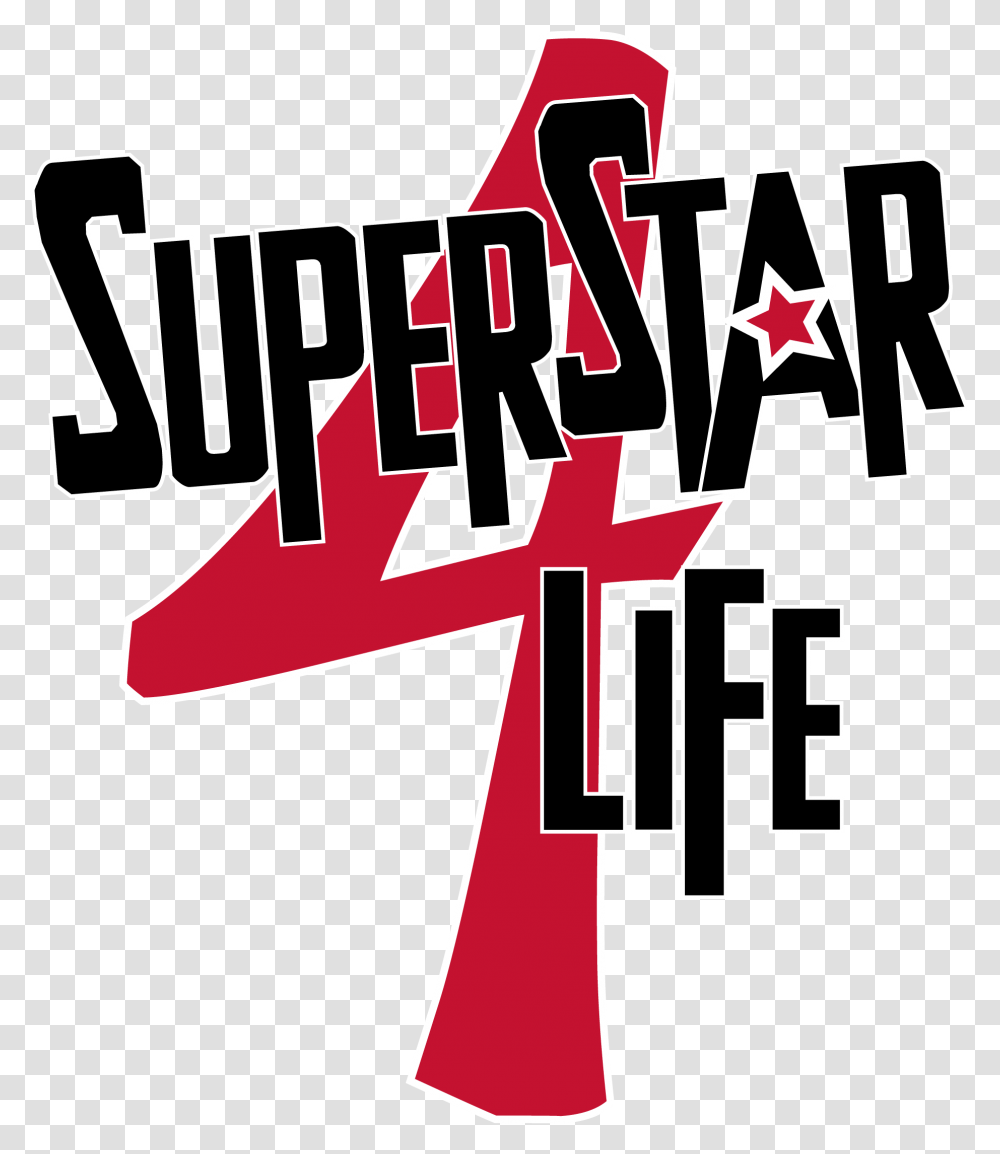 Superstar 4 Life Logo Compact No Shadow High Rez Graphic Design, Number, Alphabet Transparent Png