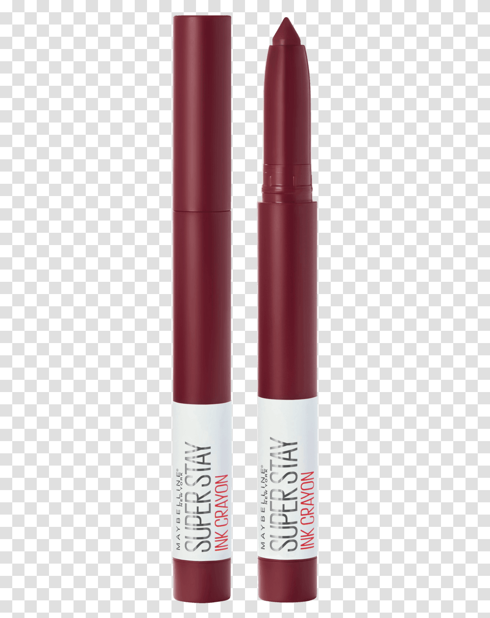 Superstay Matte Ink Crayon Lipstick 65 Settle, Bottle, Cosmetics, Home Decor, Long Sleeve Transparent Png