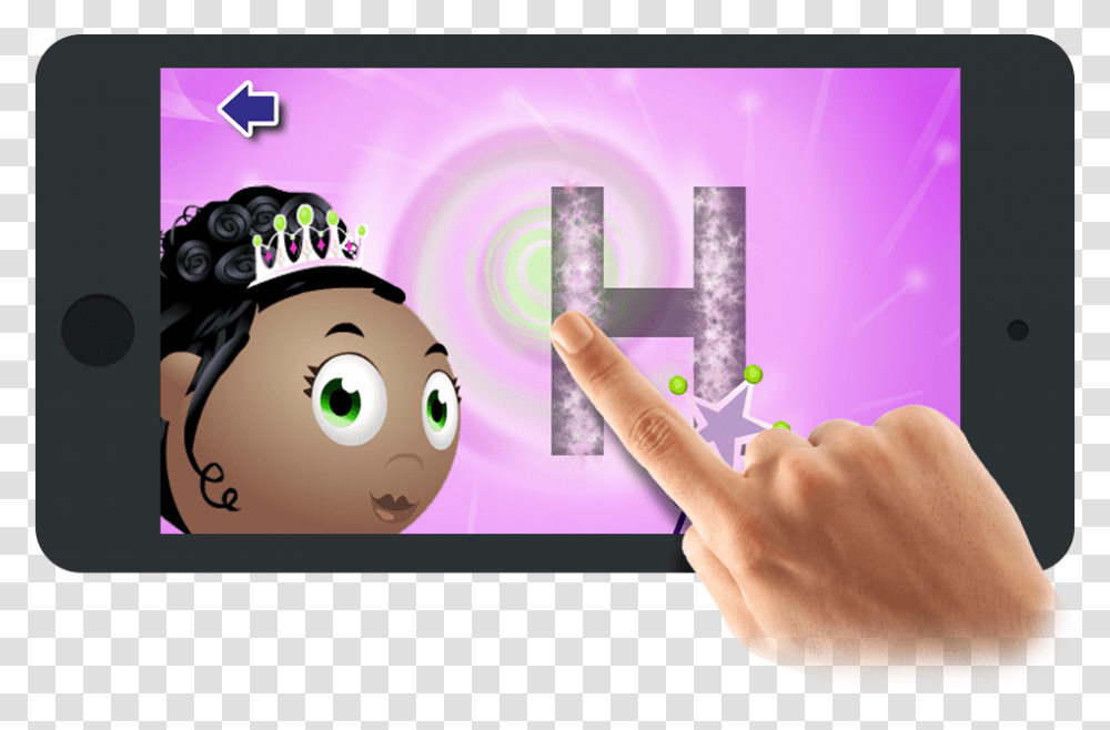 Superwhy 2 Finger Super Why Ipad, Person, Human, Electronics Transparent Png