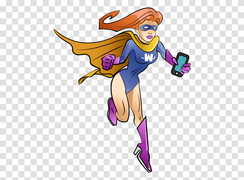 Superwoman Clipart, Person, People Transparent Png