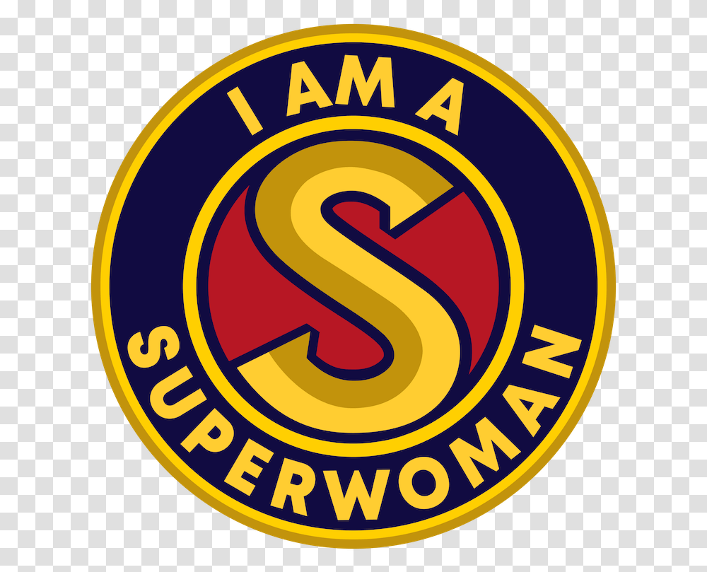 Superwoman Logo Circle, Symbol, Trademark, Emblem, Badge Transparent Png