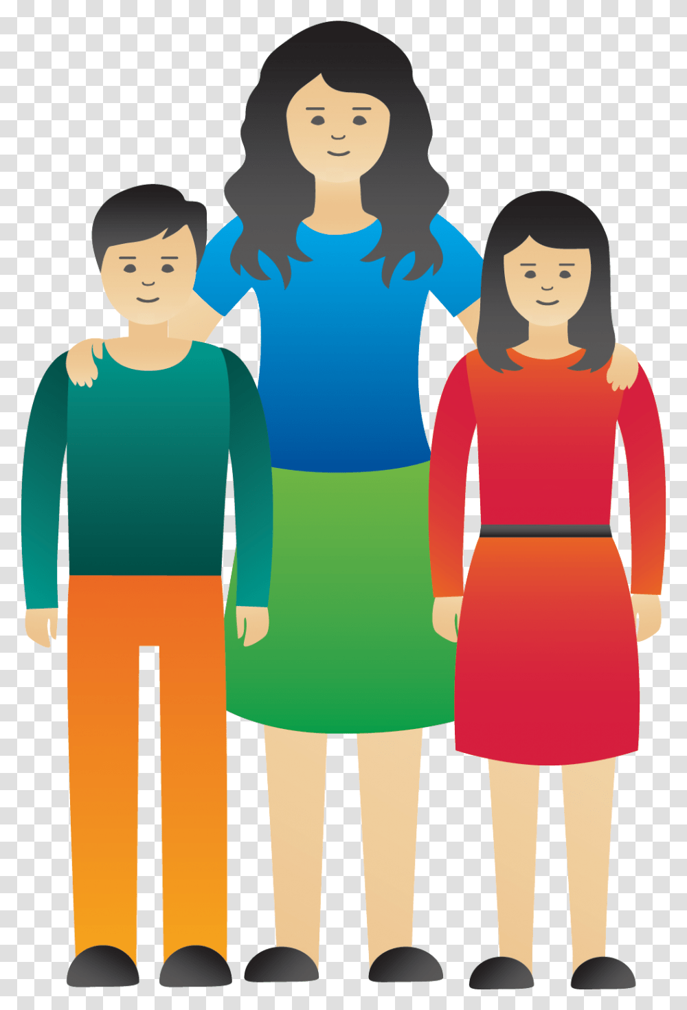 Support For Children And Young People Cartoon, Person, Human, Apparel Transparent Png