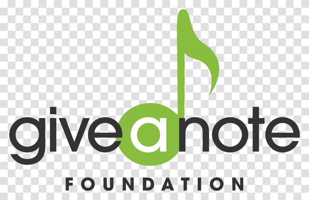 Support Music Give A Note Foundation, Word, Logo Transparent Png