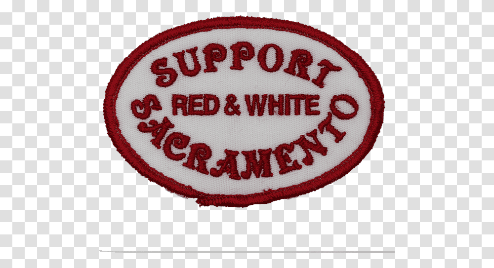 Support Sac Red & White Patch Oval Circle, Logo, Symbol, Trademark, Label Transparent Png