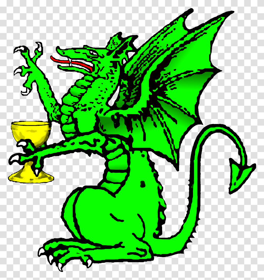 Supporters Clipart Alone Heraldic Dragon Background Transparent Png