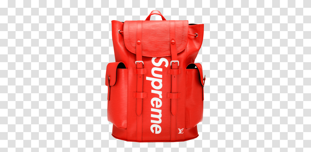 Supreme Backpack Supreme X Louis Vuitton Backpack, Clothing, Apparel, Lifejacket, Vest Transparent Png