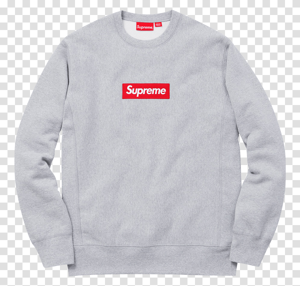 Supreme Box Logo Crewneck Supreme S Logo Crewneck, Clothing, Apparel, Sweatshirt, Sweater Transparent Png