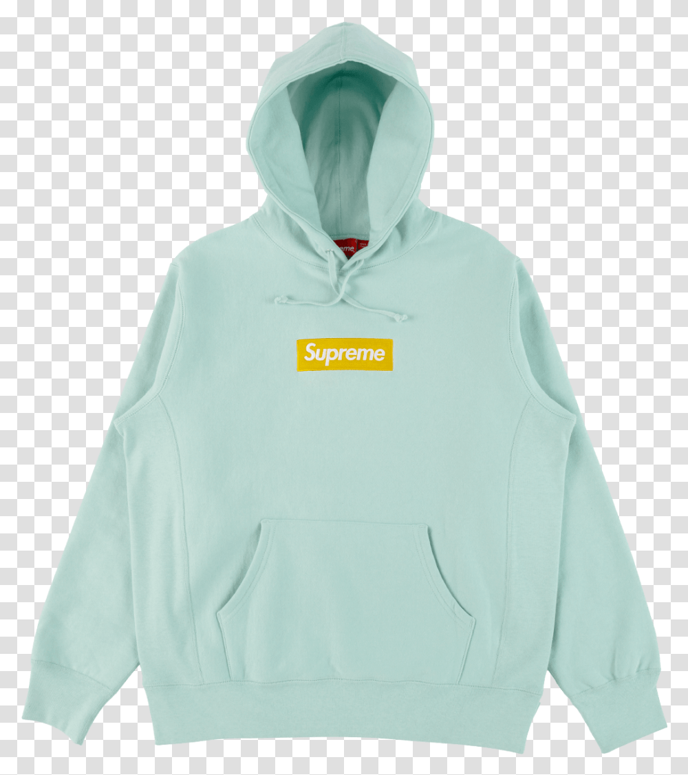 Supreme Box Logo Hooded Sweatshirt Fw 17 Su3145 Solid, Clothing, Apparel, Hoodie, Sweater Transparent Png