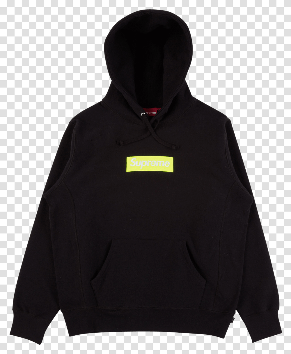 Supreme Box Logo Hooded Sweatshirt Fw Hoodie, Apparel, Sweater Transparent Png